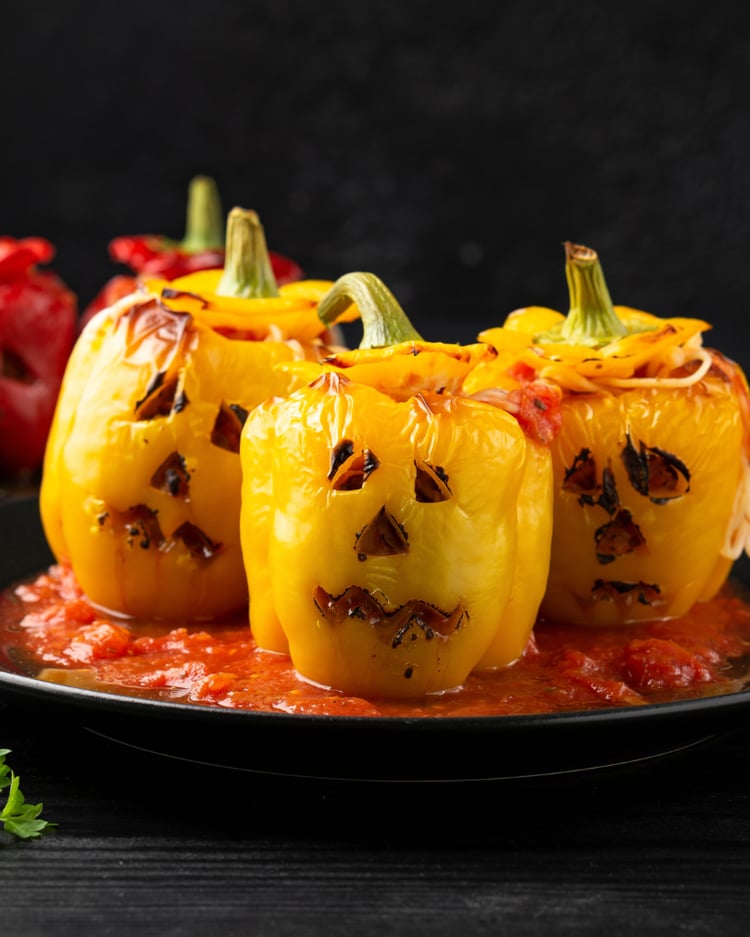 stuffed pepper halloween recipe