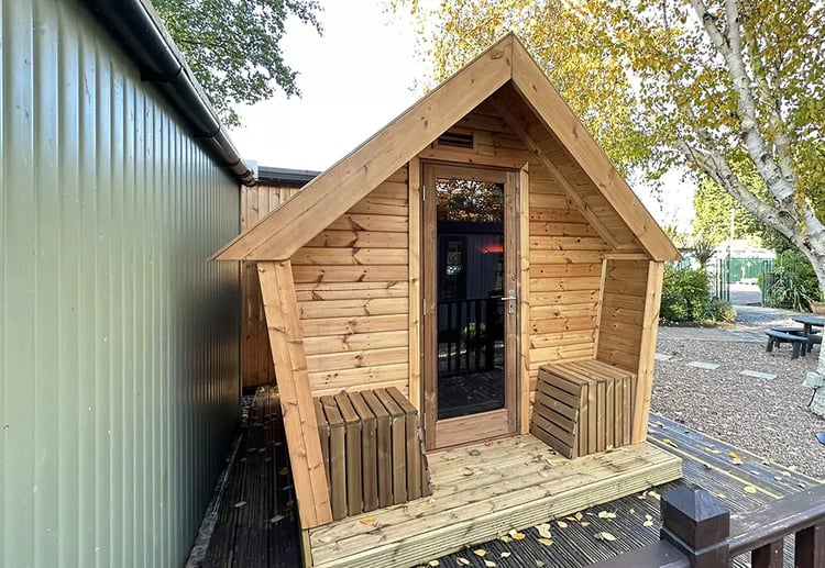 arctic sauna cabin