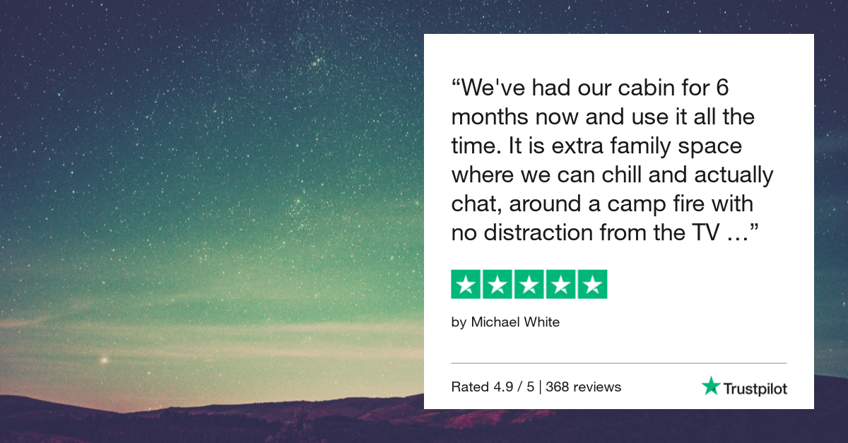 Arctic Cabins 5 star Trustpilot Review