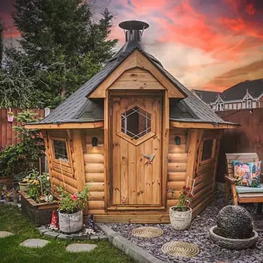 small bbq cabin